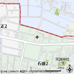 福井県福井市石盛2丁目401周辺の地図