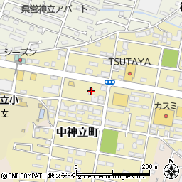 茨城県土浦市中神立町13-4周辺の地図