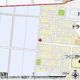 福井県福井市つくし野1丁目520周辺の地図