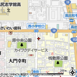 長野県塩尻市大門泉町13-1周辺の地図