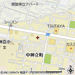 茨城県土浦市中神立町13周辺の地図