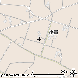 茨城県行方市小貫1794-4周辺の地図