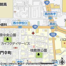 長野県塩尻市大門泉町13-27周辺の地図