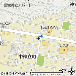 茨城県土浦市中神立町13-5周辺の地図