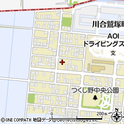 福井県福井市つくし野1丁目602周辺の地図