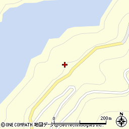 奈川木祖線周辺の地図
