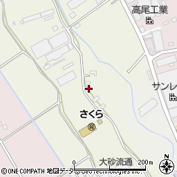 茨城県常総市岡田383-17周辺の地図