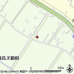 茨城県常総市孫兵ヱ新田515周辺の地図