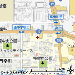 長野県塩尻市大門泉町13周辺の地図
