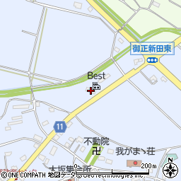 埼玉県熊谷市御正新田771周辺の地図