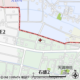 福井県福井市石盛2丁目320周辺の地図