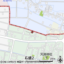 福井県福井市石盛2丁目308周辺の地図