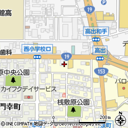 長野県塩尻市大門泉町13-10周辺の地図