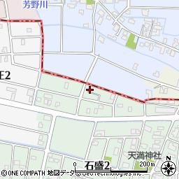 福井県福井市石盛2丁目302周辺の地図