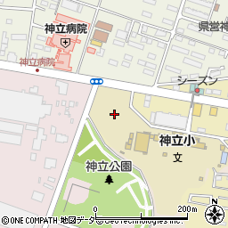 茨城県土浦市中神立町1周辺の地図