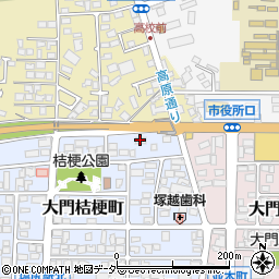 台湾料理紫森桔梗店周辺の地図