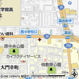 長野県塩尻市大門泉町13-8周辺の地図