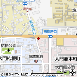 長野県塩尻市大門並木町700周辺の地図