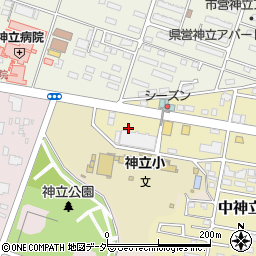 茨城県土浦市中神立町3周辺の地図