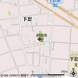 埼玉県行田市下忍2456周辺の地図