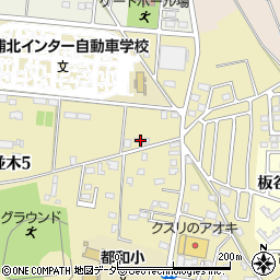 茨城県土浦市並木5丁目5530周辺の地図