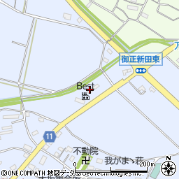 埼玉県熊谷市御正新田897周辺の地図
