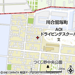 福井県福井市つくし野1丁目707周辺の地図