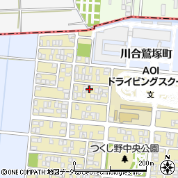 福井県福井市つくし野1丁目704周辺の地図