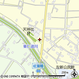 茨城県常総市崎房633周辺の地図