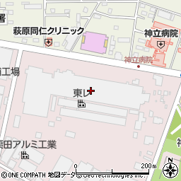 東レ株式会社　土浦工場周辺の地図
