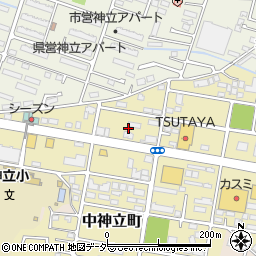 茨城県土浦市中神立町14周辺の地図