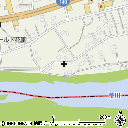 埼玉県深谷市荒川335周辺の地図