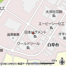 埼玉県深谷市白草台周辺の地図