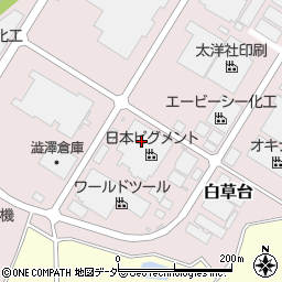 埼玉県深谷市白草台周辺の地図