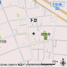 埼玉県行田市下忍2465周辺の地図