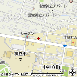 茨城県土浦市中神立町2-5周辺の地図