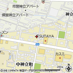茨城県土浦市中神立町14-6周辺の地図