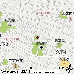 田中公園周辺の地図