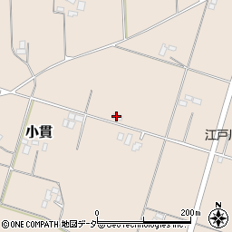 茨城県行方市小貫1847周辺の地図