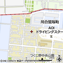 福井県福井市つくし野1丁目815周辺の地図
