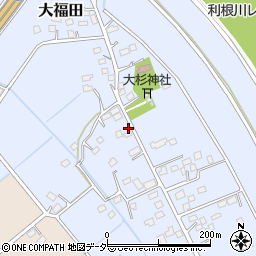 茨城県猿島郡五霞町大福田210周辺の地図