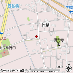 埼玉県行田市下忍1176周辺の地図