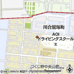 福井県福井市つくし野1丁目811周辺の地図