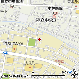 茨城県土浦市中神立町29-6周辺の地図