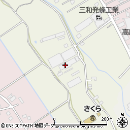株式会社ムサシ電工　物流センター周辺の地図