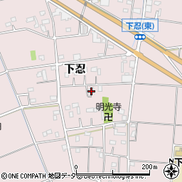埼玉県行田市下忍2415周辺の地図
