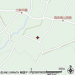 長野県東筑摩郡朝日村西洗馬1725周辺の地図