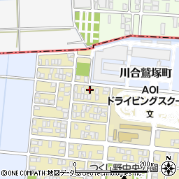 福井県福井市つくし野1丁目805周辺の地図