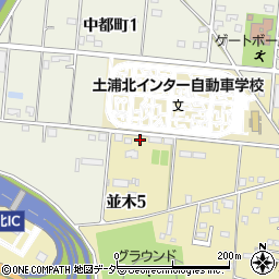 茨城県土浦市並木5丁目5510周辺の地図
