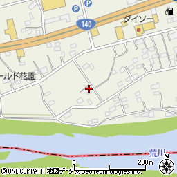 埼玉県深谷市荒川603周辺の地図